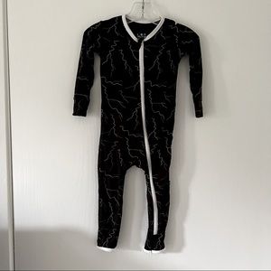 KicKee Pants Footless PJ with zipper 12-18 months